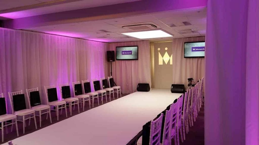 Event agency Qatar designed, produced and managed Monarch's international uniform fashion show. Featuring catwalk, and event management