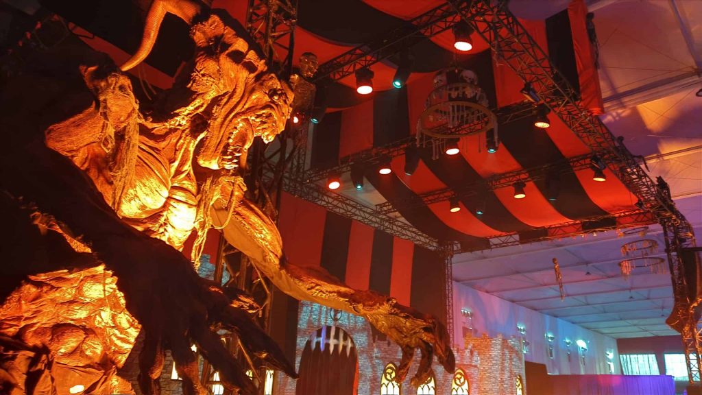 Large-scale props we provided for Horror Festival in Riyadh, Saudi Arabia