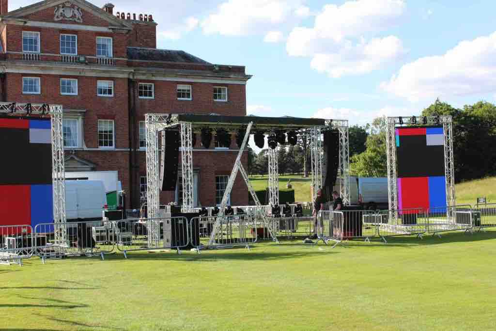 Netflix stage and lighting event management