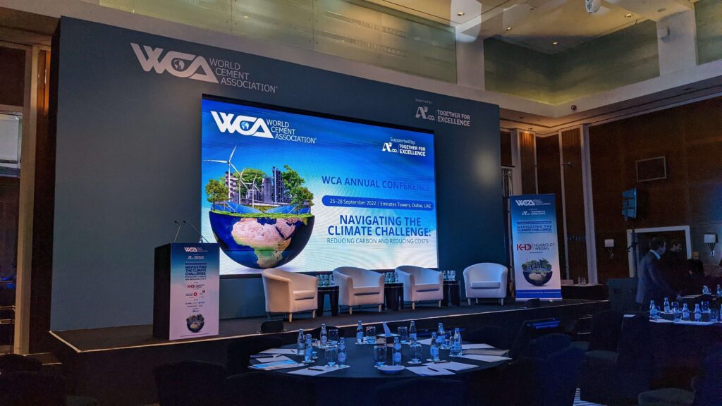 A conference room in the world trade centre in Dubai.
