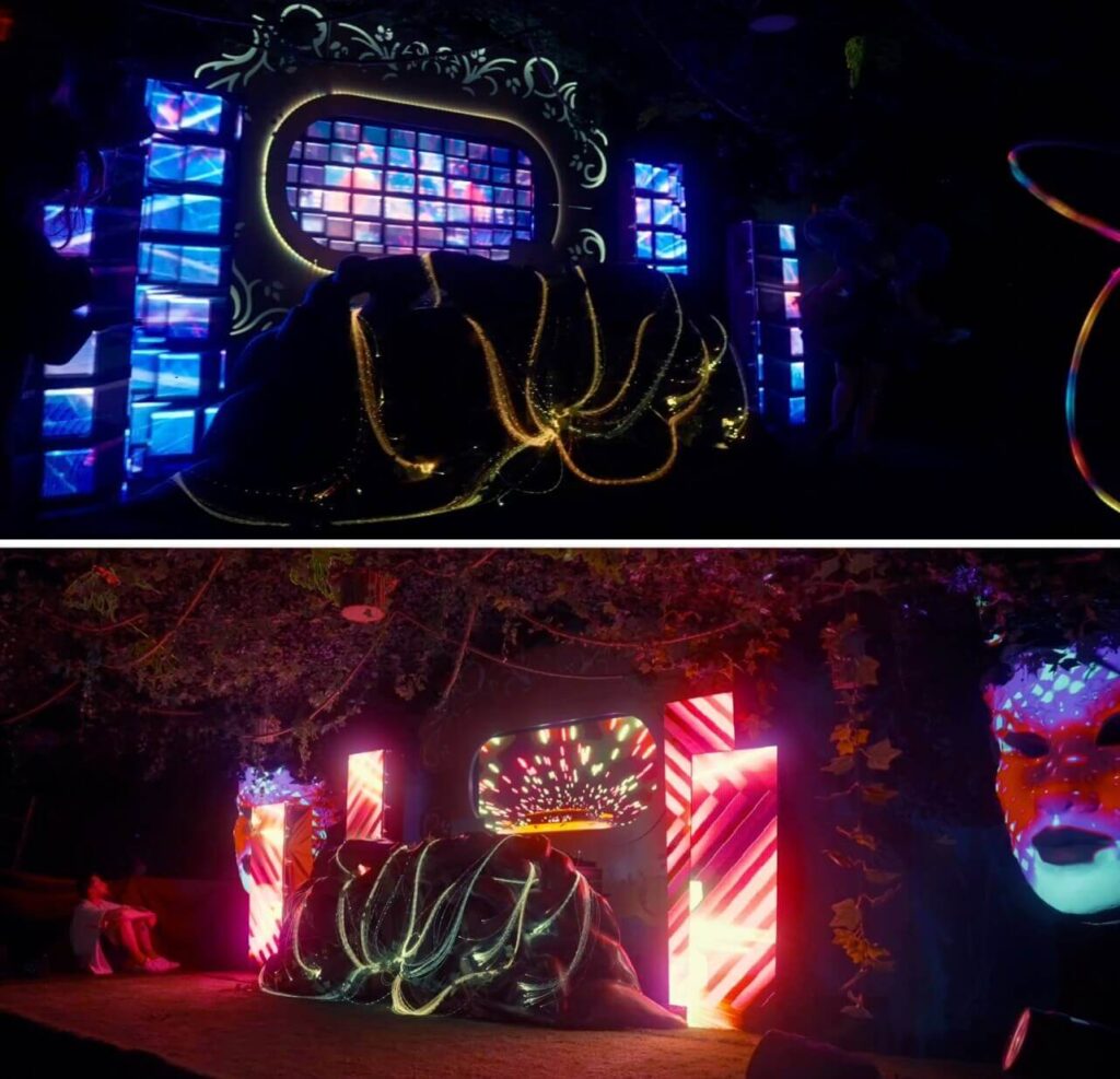 3d projection mapping show