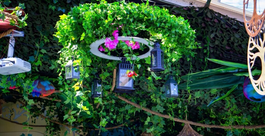enchanted garden lights dressing