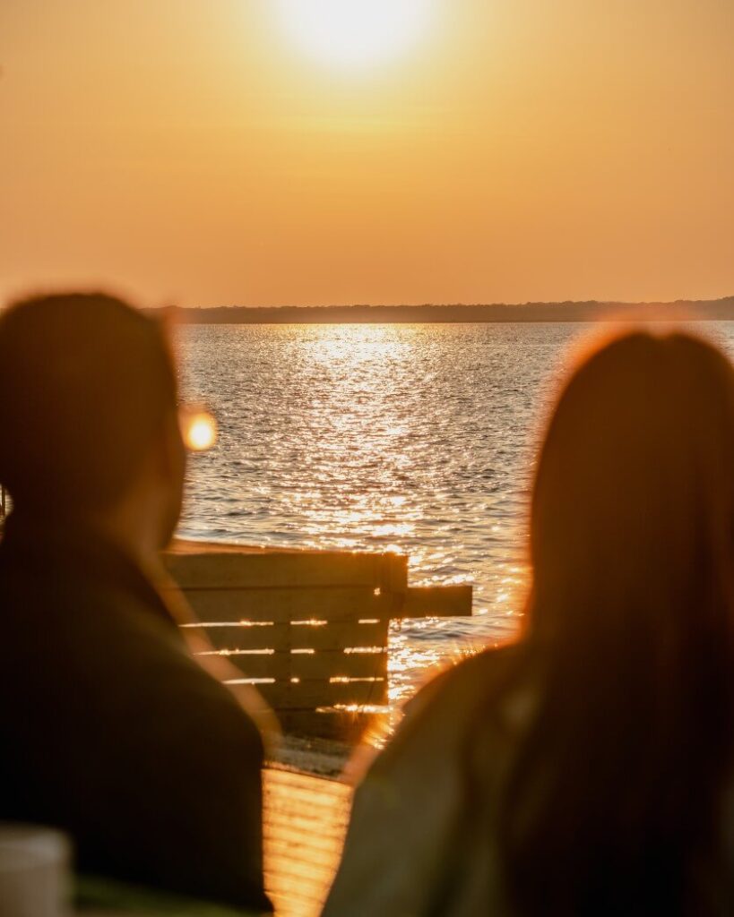 sunset isle of white